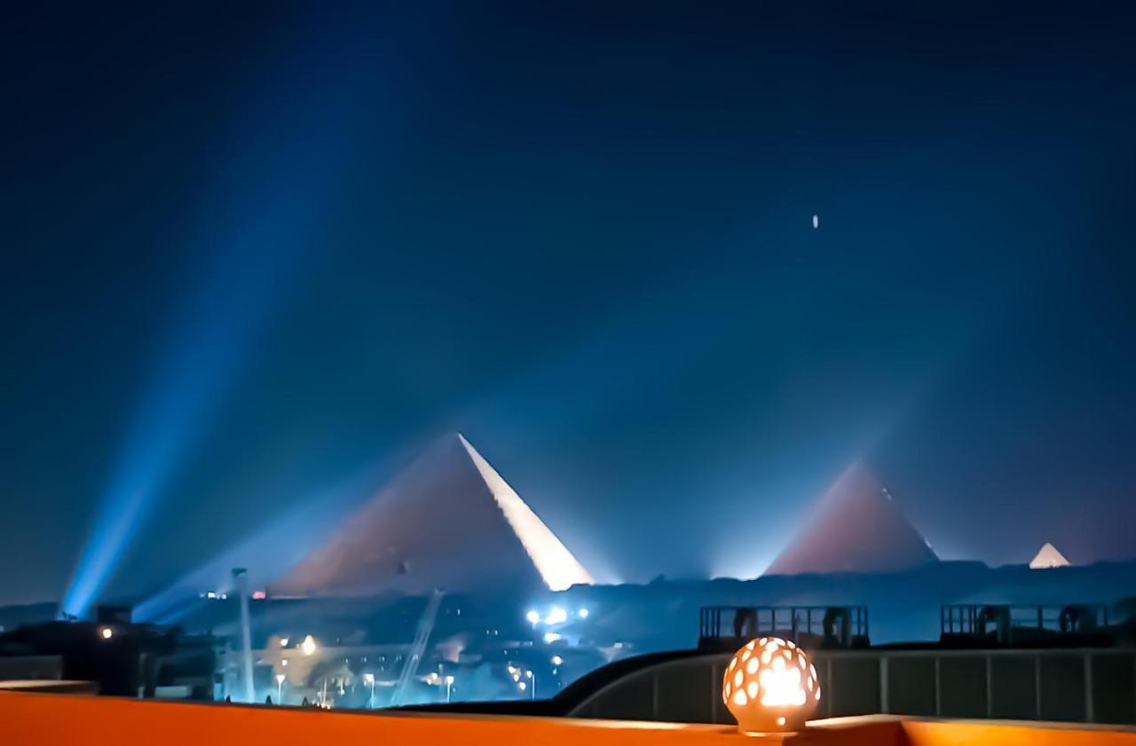Grand Pyramids In Hotell Giza Exteriör bild